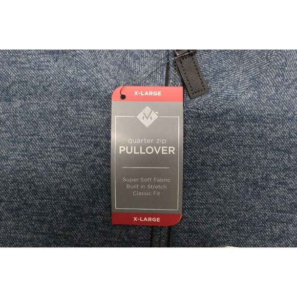 Member's Mark men's 1/4 zip mock neck knit casual pullover sweater - Picture 9 of 9